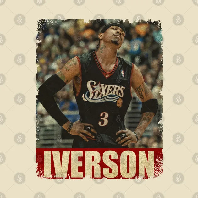 Allen Iverson - New Retro Style T-Shirt