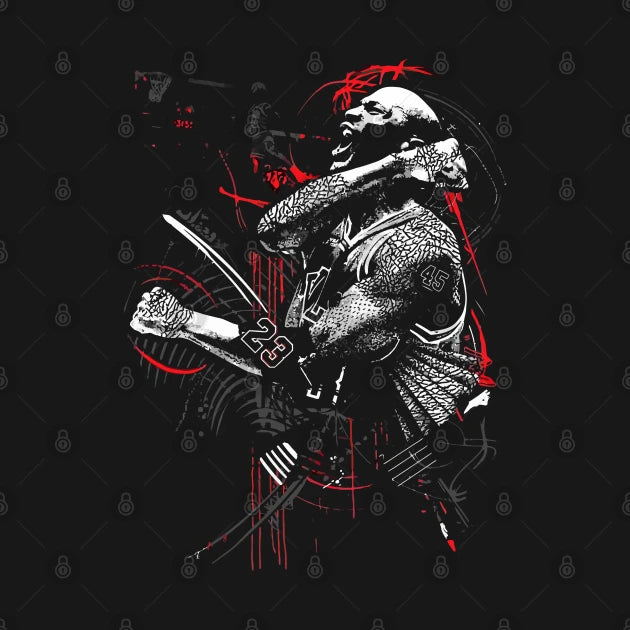 Michael Jordan Black Art Hoodie