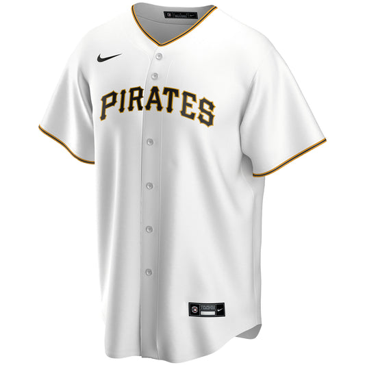 Pittsburgh Pirates Home Replica Custom Jersey - White
