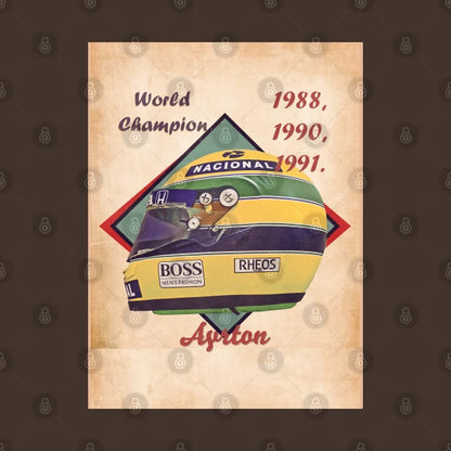 1988 Ayrton Senna T-Shirt