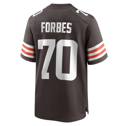 Drew Forbes Cleveland Browns Team Game Jersey - ?Brown