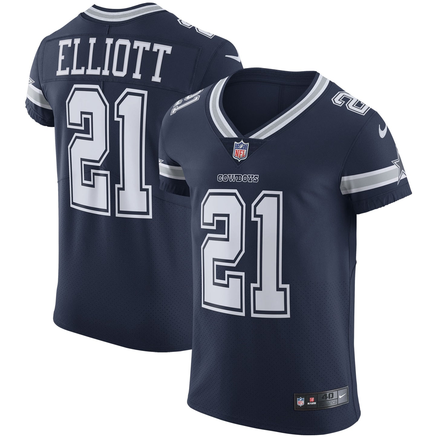 Ezekiel Elliott Dallas Cowboys Vapor Elite Jersey - Navy