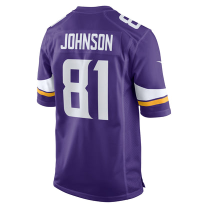Bisi Johnson Minnesota Vikings Game Jersey - Purple