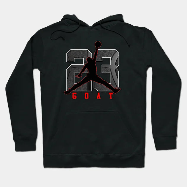 Michael Jordan 23 Black Matte Style Hoodie