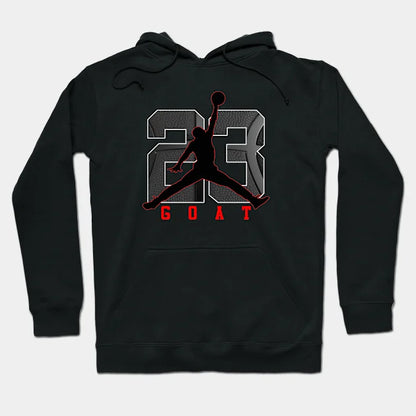 Michael Jordan 23 Black Matte Style Hoodie