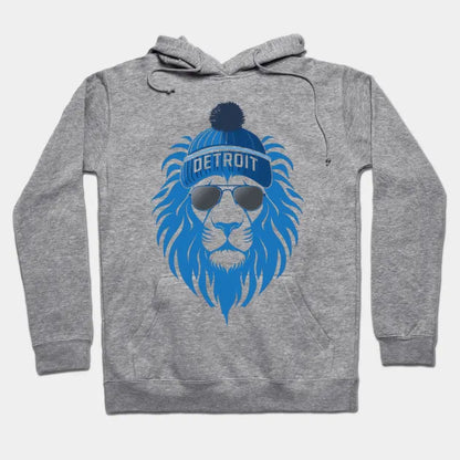 All Grit Detroit Football Roaring Lion Pride Hoodie
