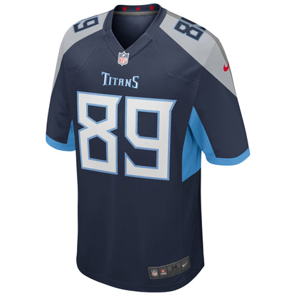 Frank Wycheck Tennessee Titans Game Retired Player Jersey - Navy
