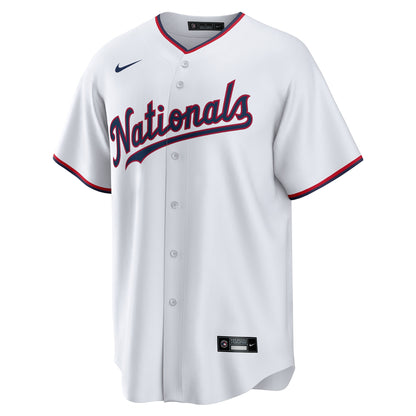 Washington Nationals Youth Replica Custom Jersey - White