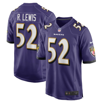 Ray Lewis Baltimore Ravens Retired Player Jersey - Purple
