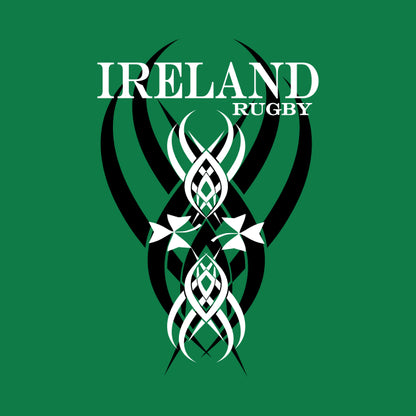 Ireland Rugby 6 Nations Championship Celtic Tattoo Logo T-Shirt