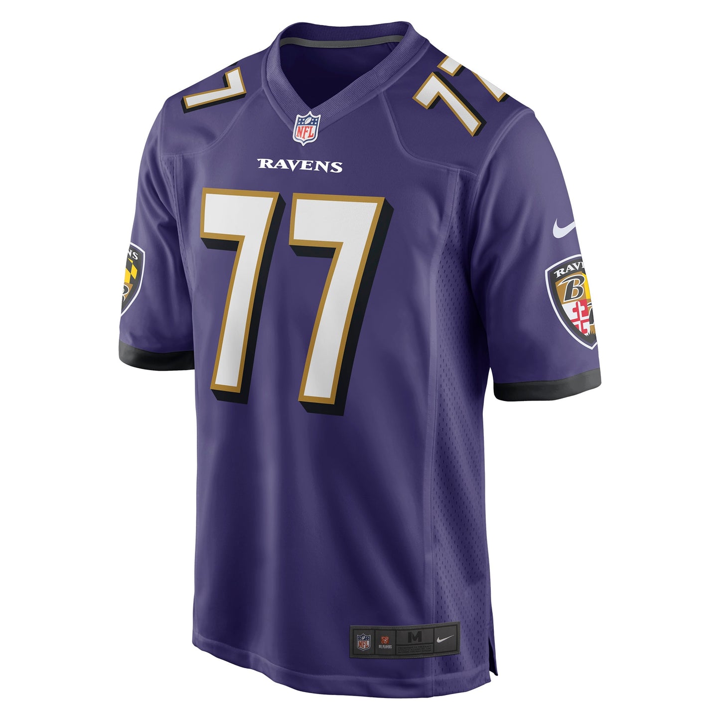 Daniel Faalele Baltimore Ravens Player Game Jersey - Purple