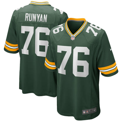 Jon Runyan Green Bay Packers Player Game Jersey - Green