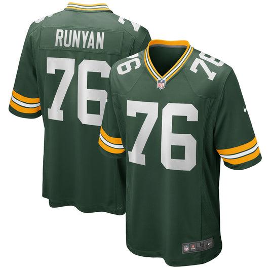 Jon Runyan Green Bay Packers Player Game Jersey - Green
