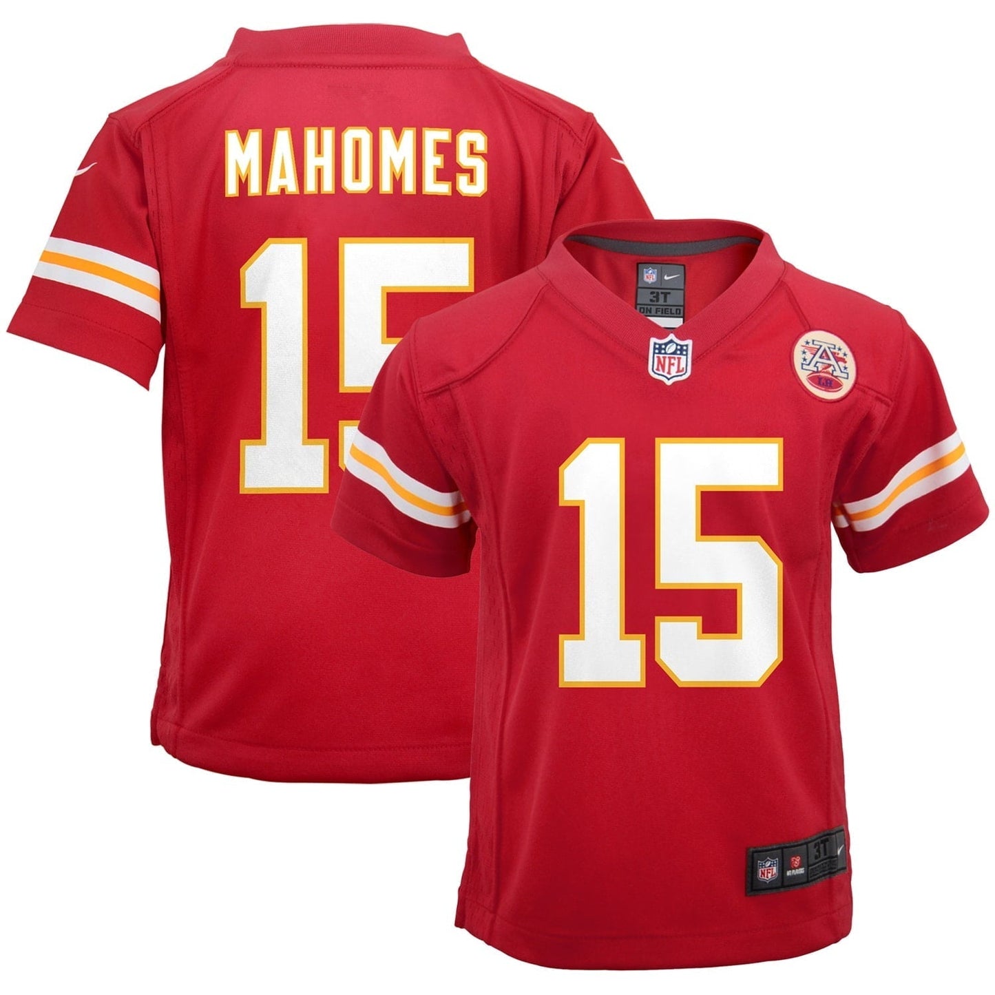 Preschool Patrick Mahomes Red Kansas City Chiefs Game Jersey