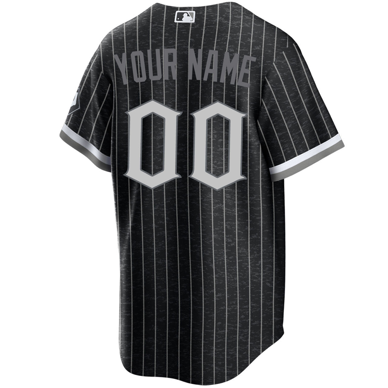 Custom Name Chicago White Sox Black City Connect Replica Men's Jersey