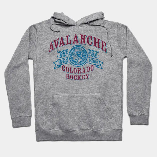 Avalanche Vintage Hockey Hoodie