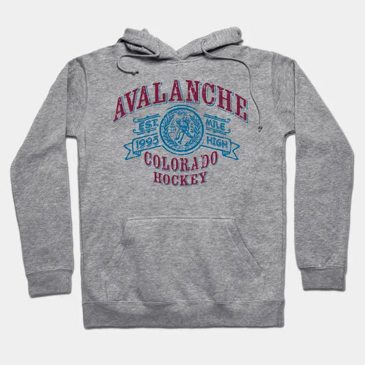 Avalanche Vintage Hockey Hoodie