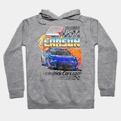 Kyle Larson Throwback Car Hoodie