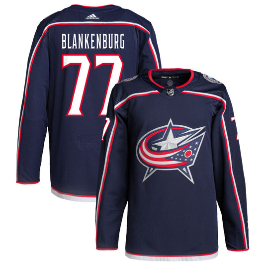 Nick Blankenburg Columbus Blue Jackets Home Primegreen Authentic Pro Jersey - Navy