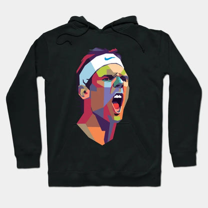 Rafael Nadal Color Portrait Hoodie