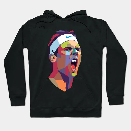 Rafael Nadal Color Portrait Hoodie