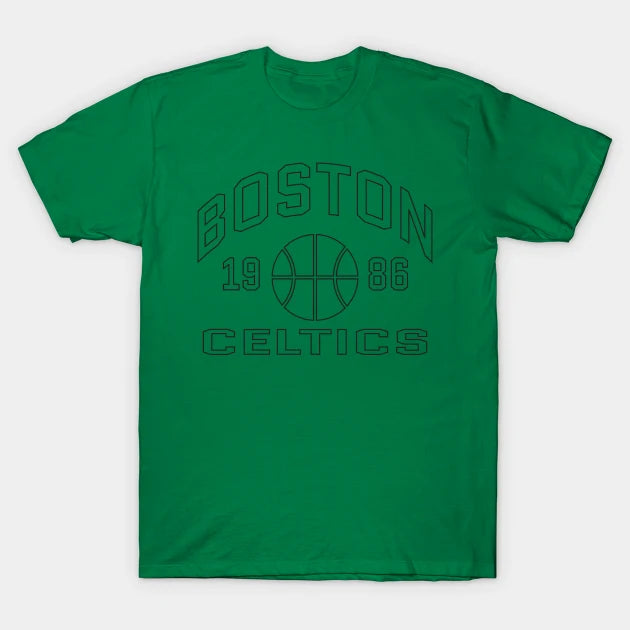 Boston Celtics Basketball 1986 T-Shirt