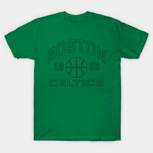 Boston Celtics Basketball 1986 T-Shirt