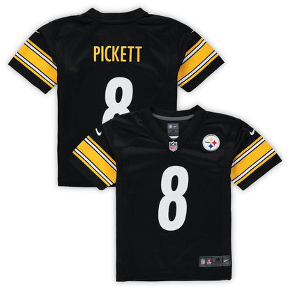 Preschool Kenny Pickett Black Pittsburgh Steelers Game Jersey