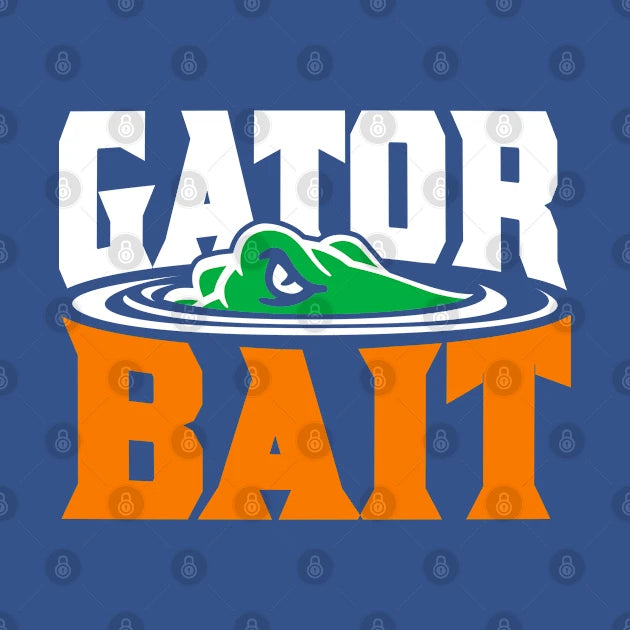 Gator Bait! - On Blue Hoodie