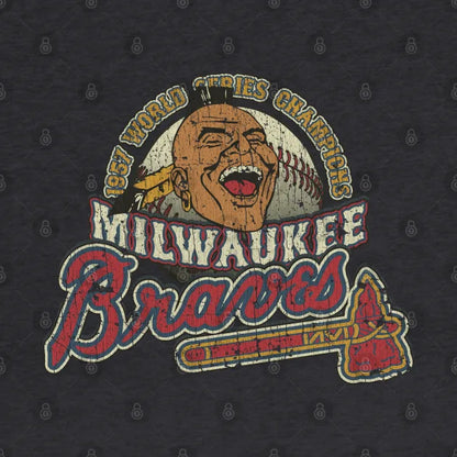 Milwaukee Braves World Champions 1957 Hoodie