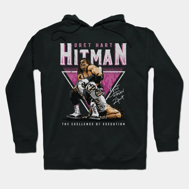 Bret Hart Sharpshooter Triangle Hoodie