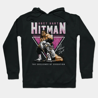Bret Hart Sharpshooter Triangle Hoodie