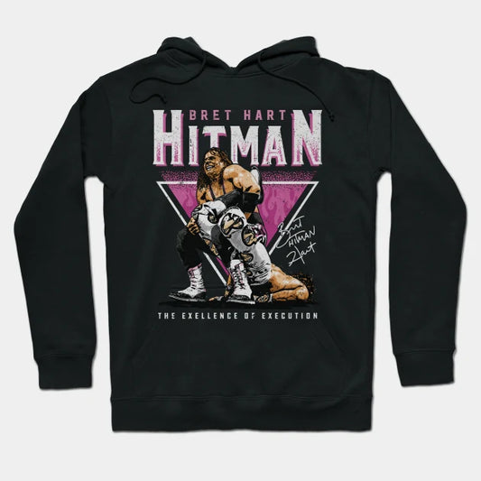 Bret Hart Sharpshooter Triangle Hoodie