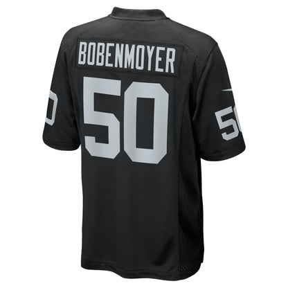 Jacob Bobenmoyer Las Vegas Raiders Game Player Jersey - Black