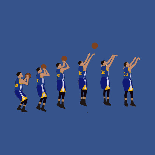Steph Curry Jumpshot - Golden State Warriors T-Shirt