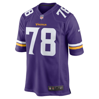 Hakeem Adeniji Minnesota Vikings Team Game Jersey - ?Purple