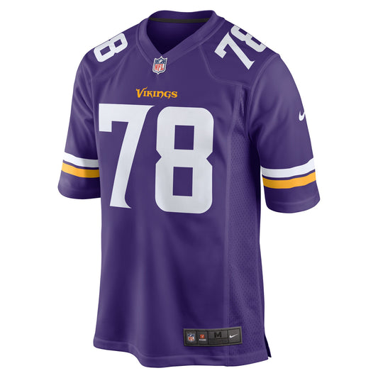 Hakeem Adeniji Minnesota Vikings Team Game Jersey - ?Purple