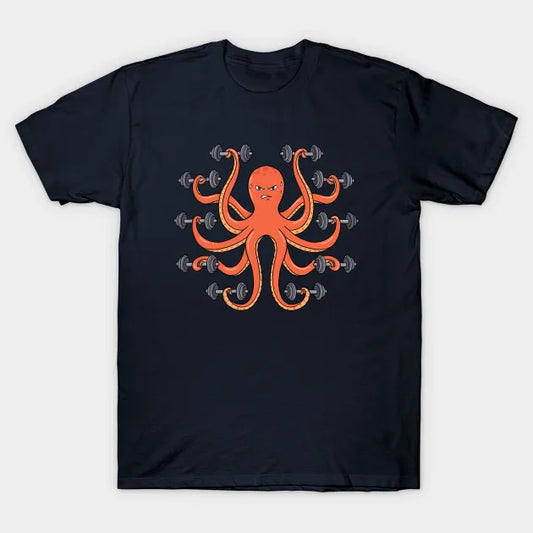 Gym Funny Octopus T-Shirt