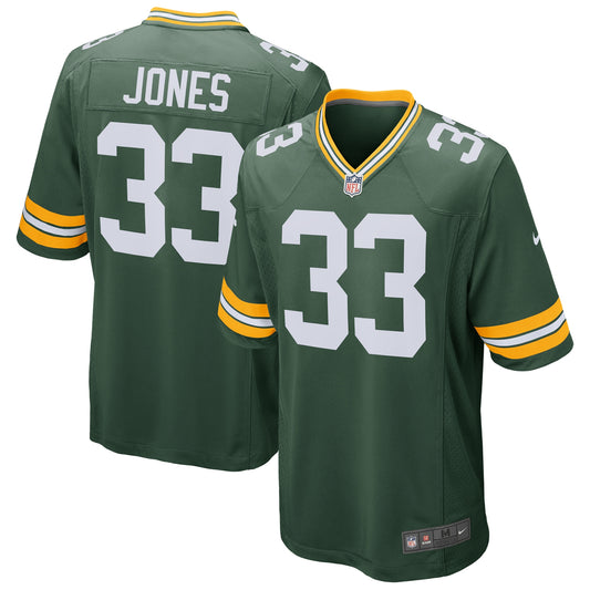 Aaron Jones Green Bay Packers Game Jersey - Green