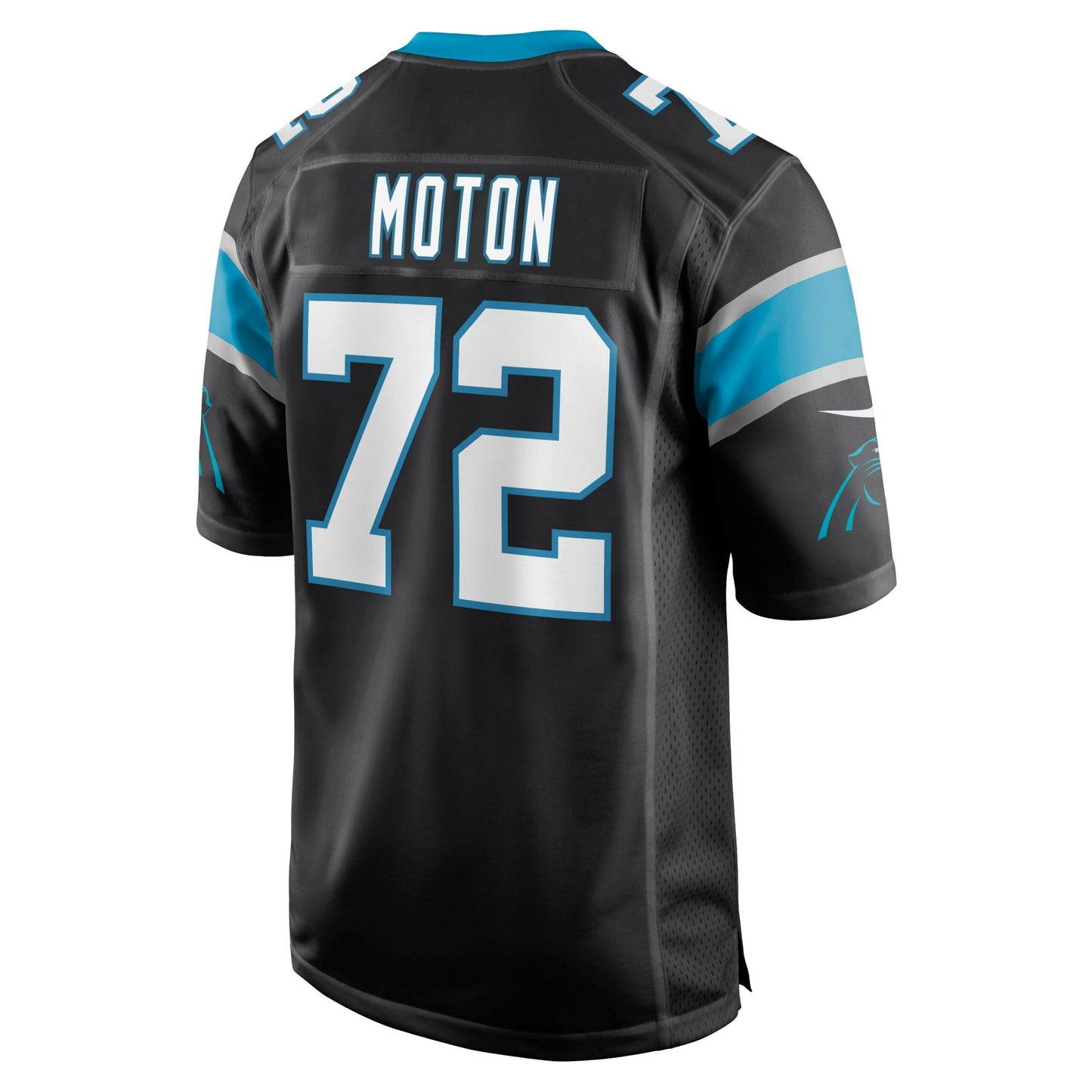 Taylor Moton Carolina Panthers Game Jersey - Black