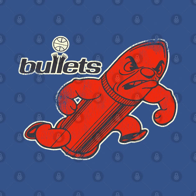 Defunct Washington Bullets 'Bullet Man' Hoodie