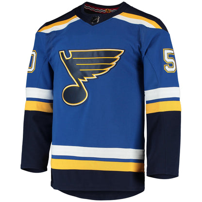 Jordan Binnington St. Louis Blues Home Authentic Player Jersey - Blue