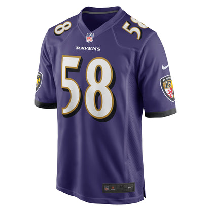 Michael Pierce Baltimore Ravens Player Game Jersey - Purple