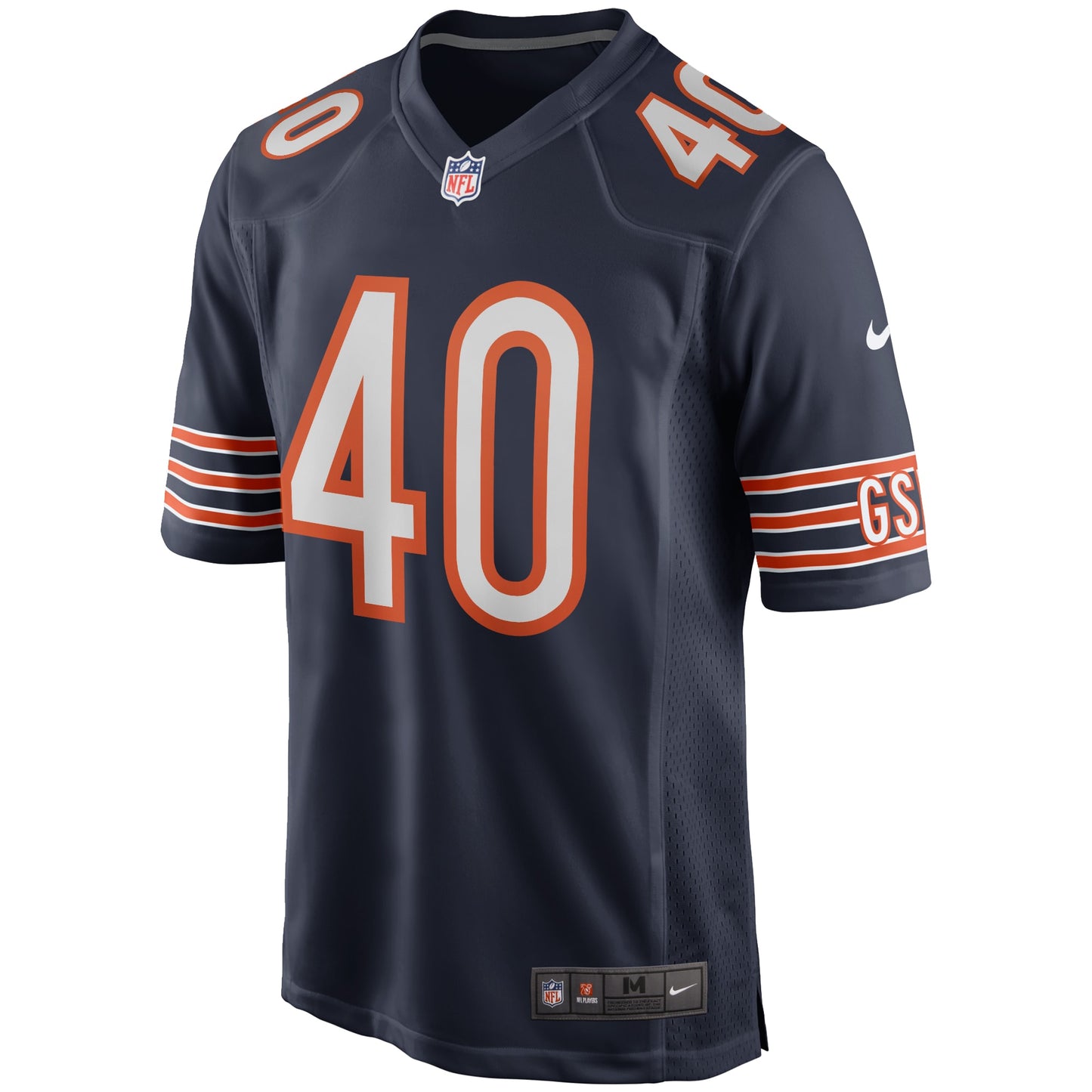 Gale Sayers Chicago Bears Game Retired Player Jersey - Navy
