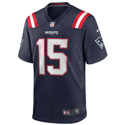 N'Keal Harry New England Patriots Game Jersey - Navy