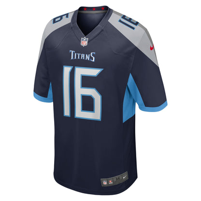 Treylon Burks Tennessee Titans Player Game Jersey - Navy