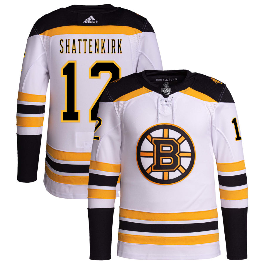 Kevin Shattenkirk Boston Bruins Away Primegreen Authentic Pro Jersey - White