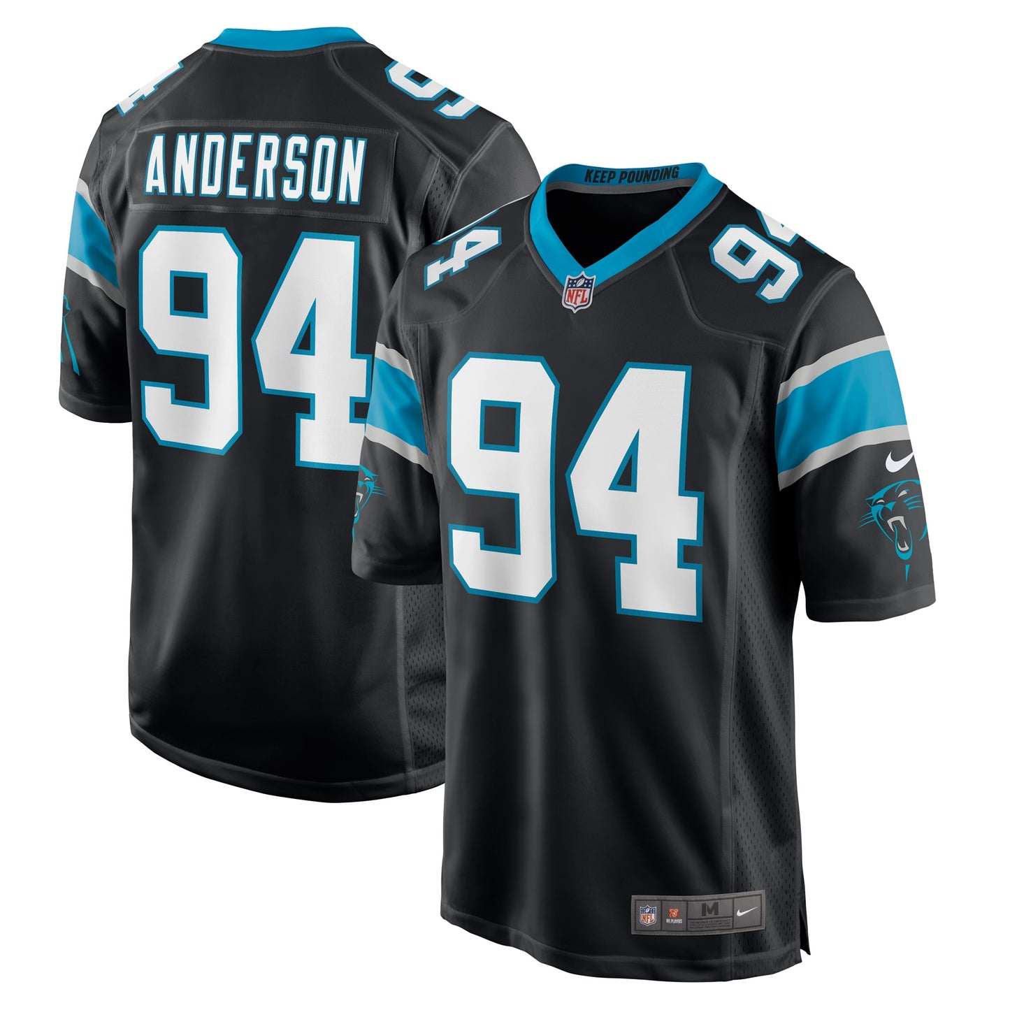 Henry Anderson Carolina Panthers Game Player Jersey - Black