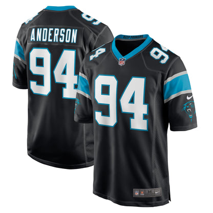 Henry Anderson Carolina Panthers Game Player Jersey - Black