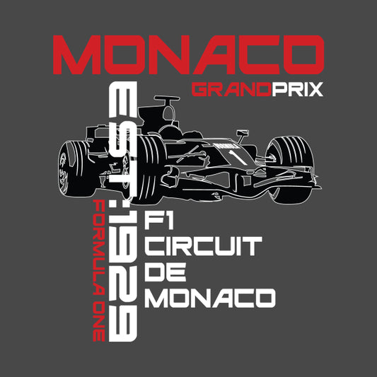 Circuit De Monaco F1 Grand Prix Est:1929 T-Shirt